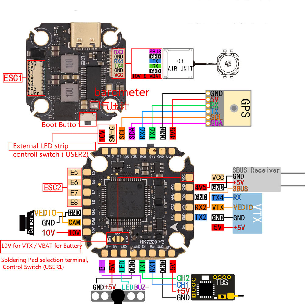 20x20mm-HAKRC-35A-Mini-F7-DJI-Stack-F7220V2-F7-2-6S-Flugregler--8B35A-35A-BL_S-4in1-ESC-fuumlr-RC-FP-1992323-9